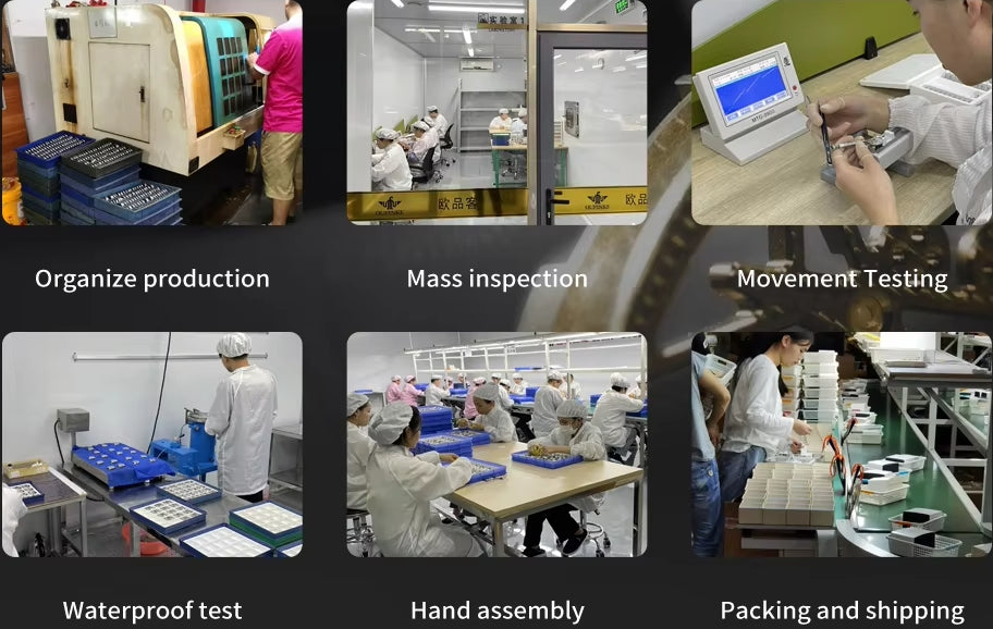 Automatic Mechanical Men's Watch Black Design Luxury Stainless Steel Band Water Resistant Feature Glass Dial Window for Business