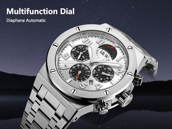 High Quality Custom Men's Stainless Steel Automatic Wristwatch Sapphire Case Dial Glass Luxury Wholesale Mechanical Watches