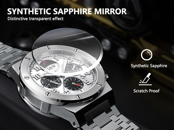 High Quality Custom Men's Stainless Steel Automatic Wristwatch Sapphire Case Dial Glass Luxury Wholesale Mechanical Watches