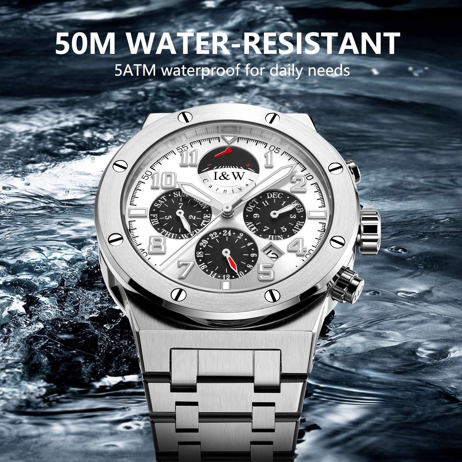 High Quality Custom Men's Stainless Steel Automatic Wristwatch Sapphire Case Dial Glass Luxury Wholesale Mechanical Watches