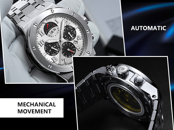 High Quality Custom Men's Stainless Steel Automatic Wristwatch Sapphire Case Dial Glass Luxury Wholesale Mechanical Watches