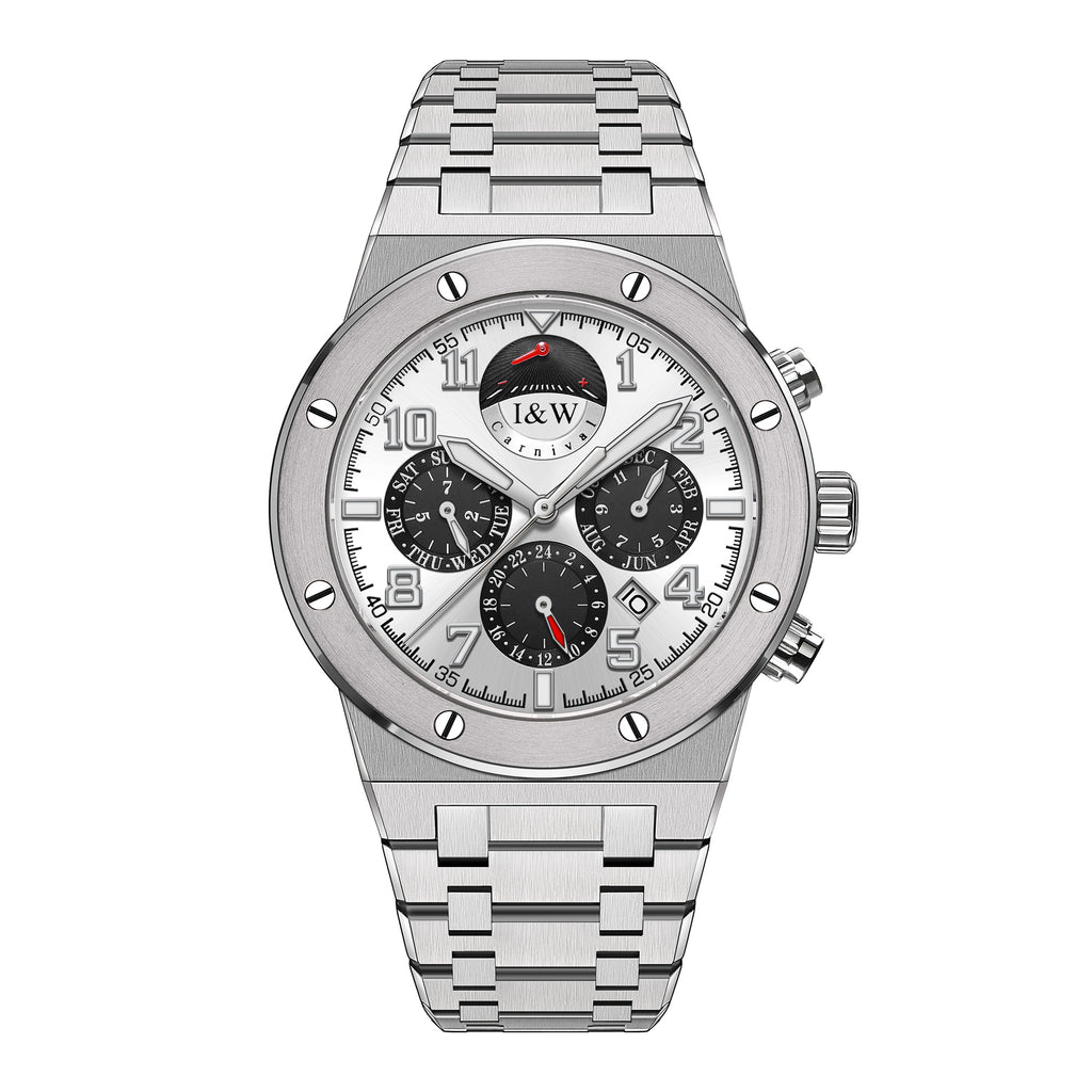 High Quality Custom Men's Stainless Steel Automatic Wristwatch Sapphire Case Dial Glass Luxury Wholesale Mechanical Watches